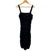 LIKELY Alene Bodycon Dress Womens size 8 Velvet Burnout Black Leopard - £70.81 GBP