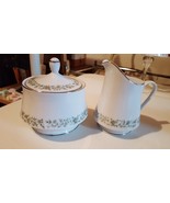 Mikasa Fine China Montclair G 9059 Creamer/Sugar Bowl Set! MINT - £11.70 GBP