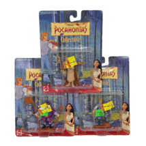 LOT OF 3 VINTAGE DISNEY POCAHONTAS ACTION FIGURES NEW SEALED 66505 MATTEL - $17.10