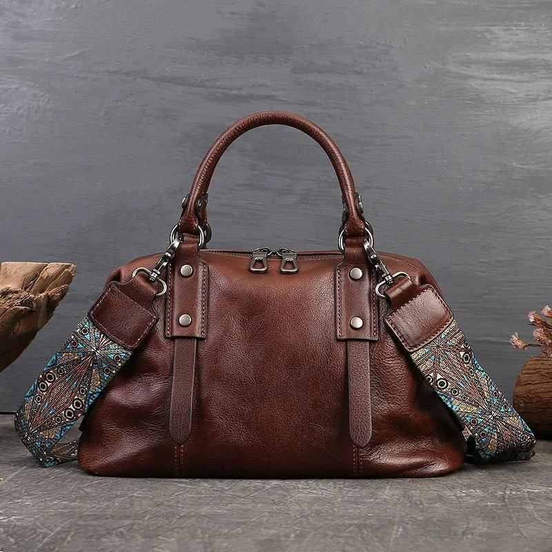   Leather Shoulder Bags For Women Handbags 2024  Luxury  Vintage Lady Handbag Ca - £70.10 GBP