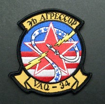 Tactical Electronic Warfare Squadron VAQ-34 USN Navy Cold War Patch 3.5 x 3.25 - $5.64