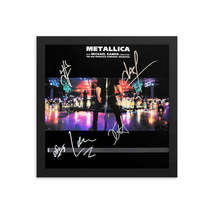 Metallica band signed S&amp;M album Reprint - £66.88 GBP