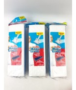 3 Pack Mr. Clean Magic Eraser Extra Power Mop Refill Head Blue White - $29.99