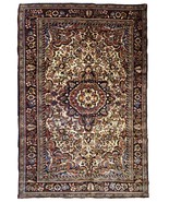 Handmade antique Oriental rug 3.1&#39; x 5.2&#39; ( 94cm x 158cm ) 1900s - 1B709 - $4,523.99 CAD