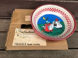 Vintage 1970&#39;s RALSTON PURINA Promo Premium Cereal Bowl w Box Sunbonnet ... - £15.78 GBP