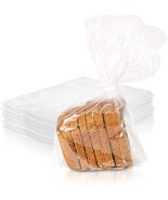 1000 Poly Bakery Bread Bags 4 x 2 x 12 Clear Gusseted Bags 1 Mil - £61.37 GBP