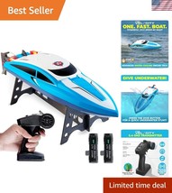 Velocity Blue Fast RC Boat for Thrilling Underwater Racing - Rechargeabl... - $48.00