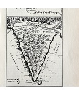 1932 India Interpretive Map Print Van Loon Geography Bengal Arabian Sea Art - $38.15 CAD