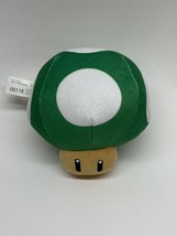 Nintendo Super Mario Plush 1- Up Green Mushroom Extra Life 7&quot; New With Tags - £6.70 GBP