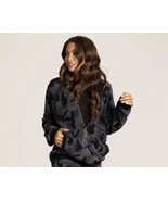 Barefoot Dreams Gray/Black Camo CozyChic Ultra Lite Zip-Up Bomber Jacket... - $848.21 MXN
