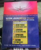 Elton John Dream Ticket DVD Four Destinations 4-Disc Set with booklet 70 songs - £6.00 GBP