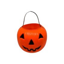 Vintage Empire Blow Mold Plastic Jack-O-Lantern Pumpkin Halloween Candy ... - $19.31