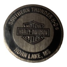 Harley Davidson Motorcycle Dealer Southern Thunder Oil Dip Dot Horn Lake... - $14.01