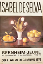 Isabel De Selva - Affiche Originale Exposition - Galerie BERNHEIM-JEUNE - 1979 - $128.40