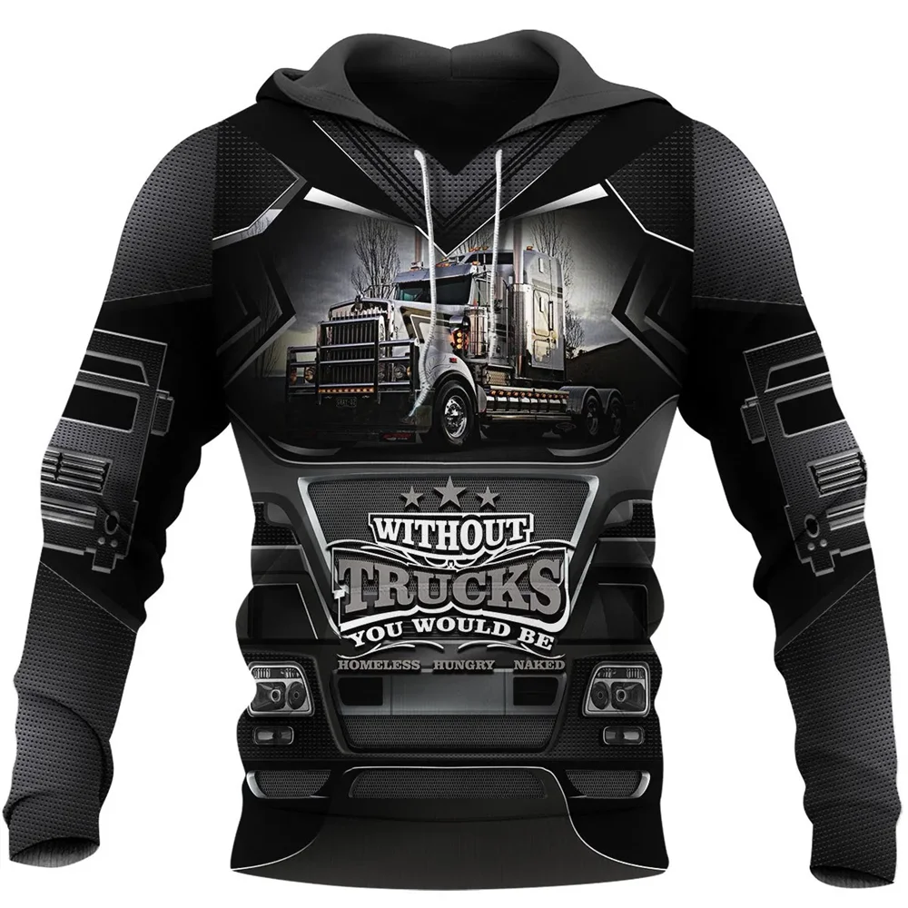 CLOOCL Beautiful Truck Hoodie 3D All Over Printed Men  Unisex Casual Zip Pullove - £136.60 GBP