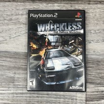 Wreckless: The Yakuza Missions (Sony PlayStation 2, PS2) W/ Manual - $7.67