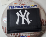 New York Yankees Tri Fold Wallet Nylon NEW 2012 Official MLB Concept One - $19.75