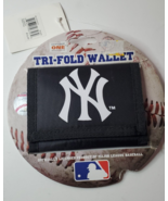 New York Yankees Tri Fold Wallet Nylon NEW 2012 Official MLB Concept One - £15.54 GBP