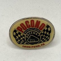 Pocono Raceway Long Pond Pennsylvania PA Race Track Racing Enamel Lapel ... - £4.76 GBP