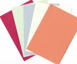 A6 Embossed Paper. 10 Sheets. Floral. Cardmaking Scrapbooking Crafts - $4.42 CAD