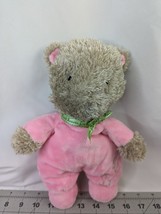 Carters Child of Mine Bear Plush Pink 11 Inch Thank Heaven 2008 Stuffed Animal - $22.45