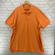 Foundry Supply Polo Shirt Mens Sz 2XL Orange  - £9.27 GBP