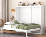 Queen Size Murphy Bed With Wooden Slat Support Leg, Folded Away Wall Bed... - $1,536.99