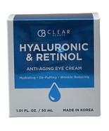 Hyaluronic &amp; Retinol Anti-Aging Eye Cream Clear Beauty 1.01 Fl Oz New in... - €6,34 EUR