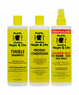 Jamaican Mango&amp;Lime Tingle Shampoo, Protein Conditioner, No More Itch Gr... - $48.54 CAD