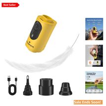 Lightweight Rechargeable Air Pump - 180L/min Portable Inflator for Outdo... - $21.73
