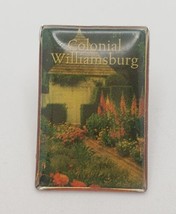 Colonial Williamsburg Virginia Garden Path Collectible Souvenir Picture Pin - £15.70 GBP