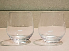 Set of Two (2) Lenox Crystal Umbria Stemless Cocktail Glasses - $29.65