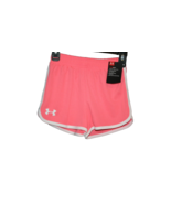 Under Armour Girls Running Training Rally Shorts Coral Pink Size 6 NWT NEW - £7.04 GBP