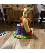 Disney Winnie The Pooh Tigger 8 1/4&quot; Vinyl Plastic Piggy Bank No Stopper... - $215.11 MXN