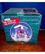 Mr. Christmas Away In The Manger Animated Lighted Nativity 20 Songs &amp; na... - $44.55