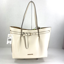 Michael Kors Emilia Large East West Tote Bag White Cream  Leather $558 B2X - $148.49