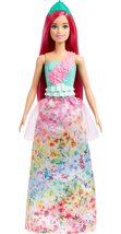 Barbie Dreamtopia Royal Fashion Doll with Curvy Body, Purple Hair &amp; Spar... - $9.78