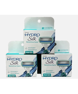 Lot of 3 Schick Hydro Silk Sensitive Women&#39;s Razor Blade Refills, 4 Count - $29.69