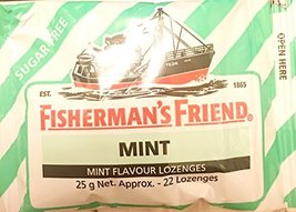 (Pack of 12) Fisherman&#39;s Friend SugarFree Mint 25g - Mint - £29.05 GBP