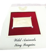 Wild Animals King Penguins 22kt Gold USPS 1992 Postage Stamp - $8.90