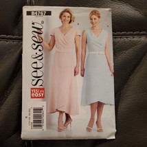 B4767 SEE&amp;SEW by Butterick Misses Plus Size Top and Long Skirt Sizes 14 - 20 - £8.33 GBP