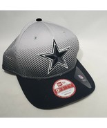 New Era 9Fifty Dallas Cowboys NFL Black Gray Line Fade Adjust Snapback H... - £27.64 GBP