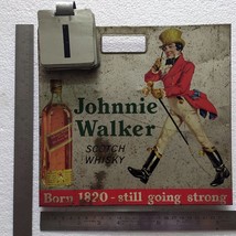 Jhonie Walker Scotch Whisky Vintage Advertising Tin Sign Stand 22.5 cm X 24 cm - £239.25 GBP