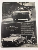MG Midget Sports Car Vtg 1977 Print Ad - £7.77 GBP