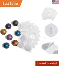 Reusable Aluminum Foil Seals Lid Compatible with Nespresso Vertuoline Ca... - $16.62
