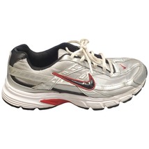 Nike Initiator Running Shoes Mens Size 8.5 Silver Round Toe Lace Up 3940... - $37.04