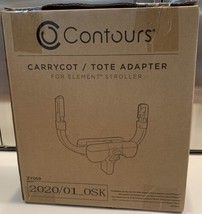 NEW Contours Carrycot Tote Bassinet Adapter for Element Stroller Black Z... - £31.44 GBP