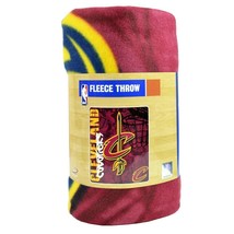 CLEVELAND CAVALIERS FLEECE BLANKET THROW NBA GRAFFITI STYLE SERIES NWT NEW - £16.76 GBP