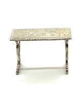 Vtg Sterling Victorian Style Center Table Figure Miniature Doll House Co... - £54.30 GBP