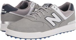 NEW - New Balance 574 Greens Golf Shoes Men&#39;s Size 15 Grey &amp; White NSNBG574GGW - £62.65 GBP